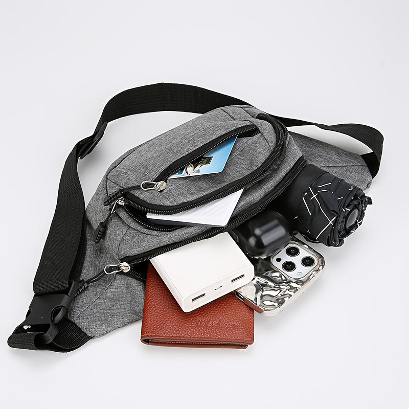 Waist Pack for Men and Women, Multi-Functional Large Capacity Business Bag, Durable Outdoor Sports Phone Wallet