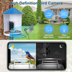 Smart Bird Feeder With Solar Powered Camera 1080P HD
