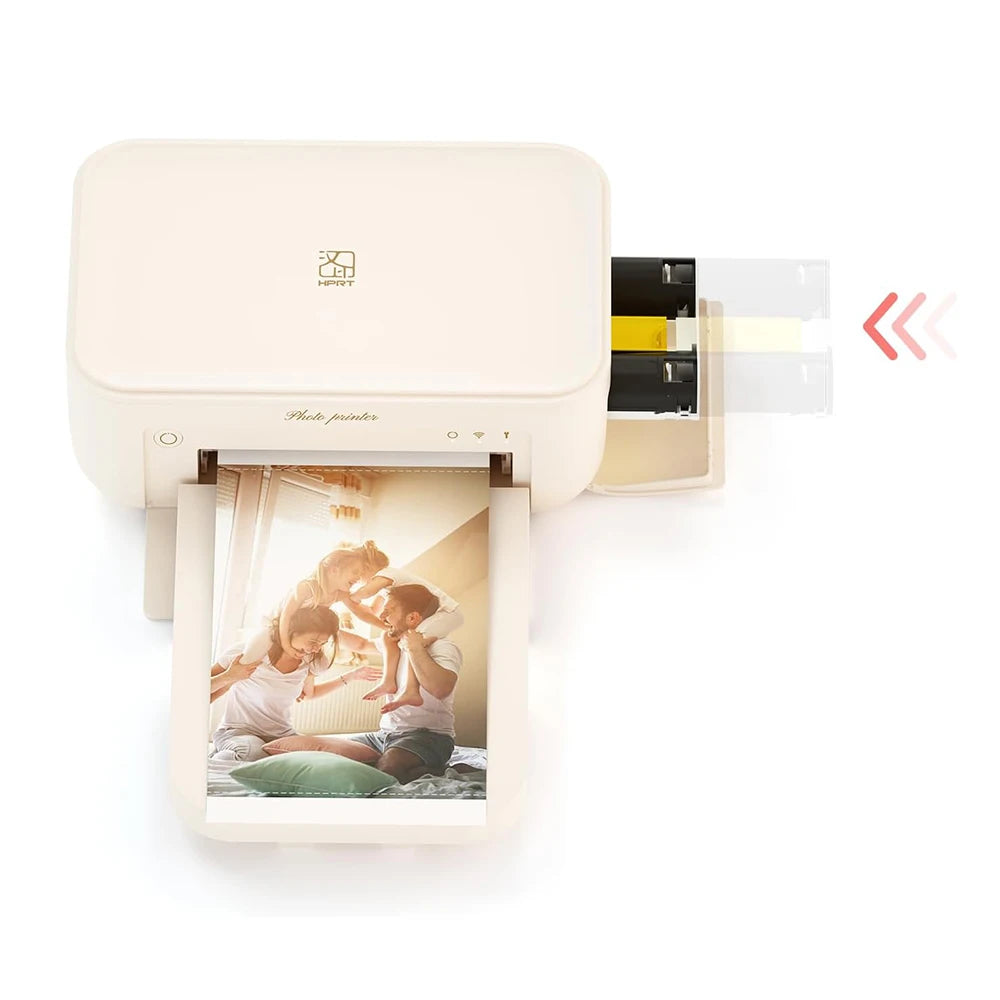 300dpi Color Photo Wifi 4x6 Inch Printer Portable Mni Mobile Pocket Wireless Print Maker Machine with Ribbon and Photo Papers