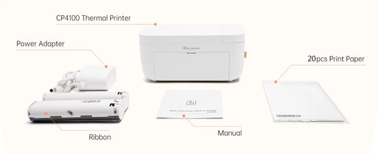 300dpi Color Photo Wifi 4x6 Inch Printer Portable Mni Mobile Pocket Wireless Print Maker Machine with Ribbon and Photo Papers