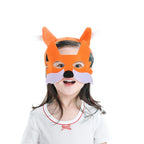 Cosplay Fox Costume Tail Outfit Accessories Animal Ear Non-woven Fabric Mask Decor