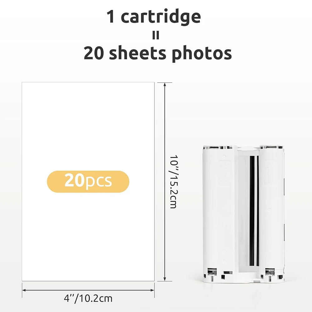 300dpi Color Photo Wifi 4x6 Inch Printer Portable Mni Mobile Pocket Wireless Print Maker Machine with Ribbon and Photo Papers