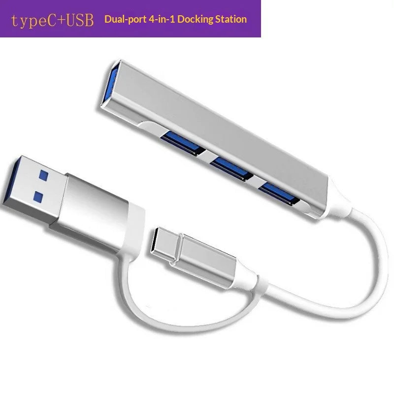 USB C Hub 8 In 1 Type C 3.1 To 4K HDMI Adapter with RJ45 SD/TF Card Reader PD Fast Charge for MacBook Notebook Laptop Computer