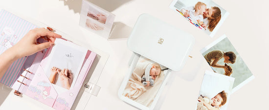 300dpi Color Photo Wifi 4x6 Inch Printer Portable Mni Mobile Pocket Wireless Print Maker Machine with Ribbon and Photo Papers