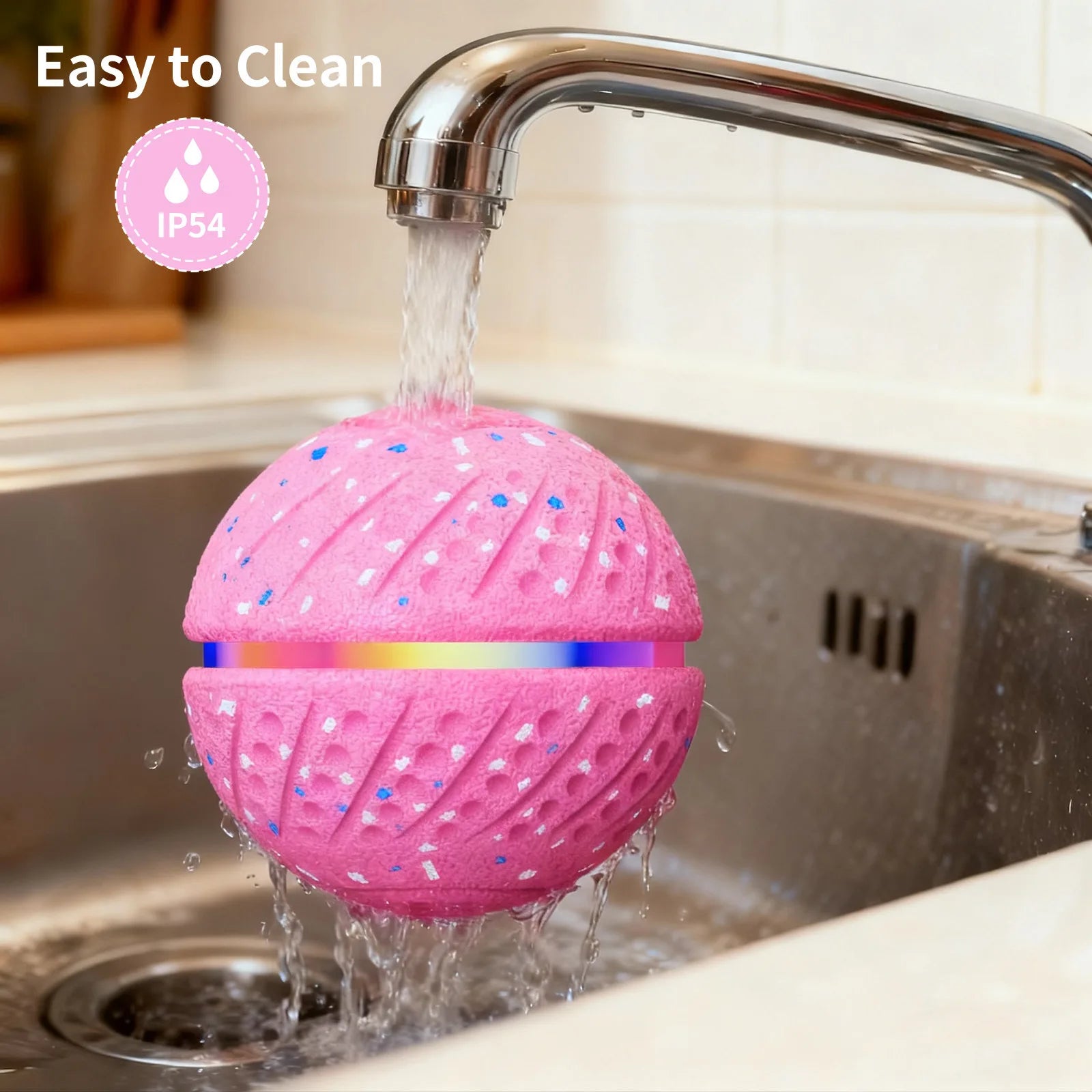 Smart Interactive Dog Toy Wicked Ball Automatic Moving Bouncing Rotating E-TPU Material Waterproof Active Rolling Ball for Dogs