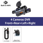 4 Channel 1080P Dash Cam