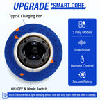 Smart Interactive Dog Toy, Indestructible E-TPU Toy Ball for Aggressive Chewers, Automatic Moving, Rechargeable Ball for Small/M