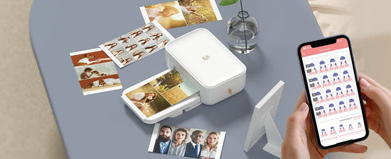 300dpi Color Photo Wifi 4x6 Inch Printer Portable Mni Mobile Pocket Wireless Print Maker Machine with Ribbon and Photo Papers