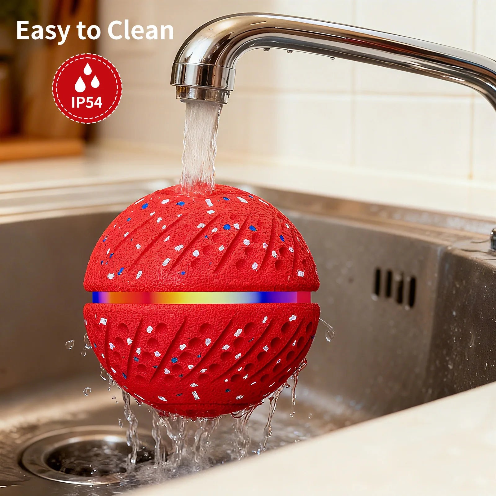 Smart Interactive Dog Toy Wicked Ball Automatic Moving Bouncing Rotating E-TPU Material Waterproof Active Rolling Ball for Dogs