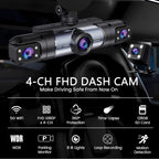 4 Channel 1080P Dash Cam