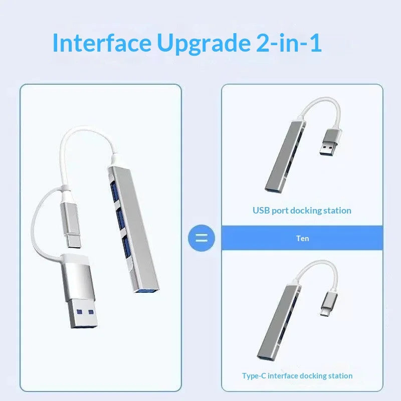 USB C Hub 8 In 1 Type C 3.1 To 4K HDMI Adapter with RJ45 SD/TF Card Reader PD Fast Charge for MacBook Notebook Laptop Computer