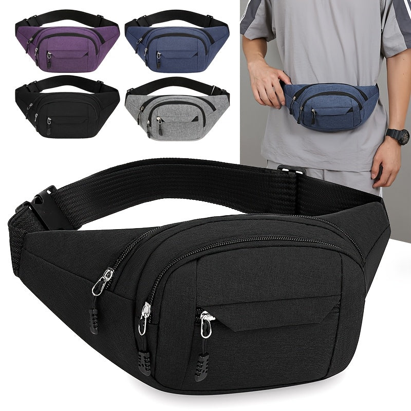 Waist Pack for Men and Women, Multi-Functional Large Capacity Business Bag, Durable Outdoor Sports Phone Wallet
