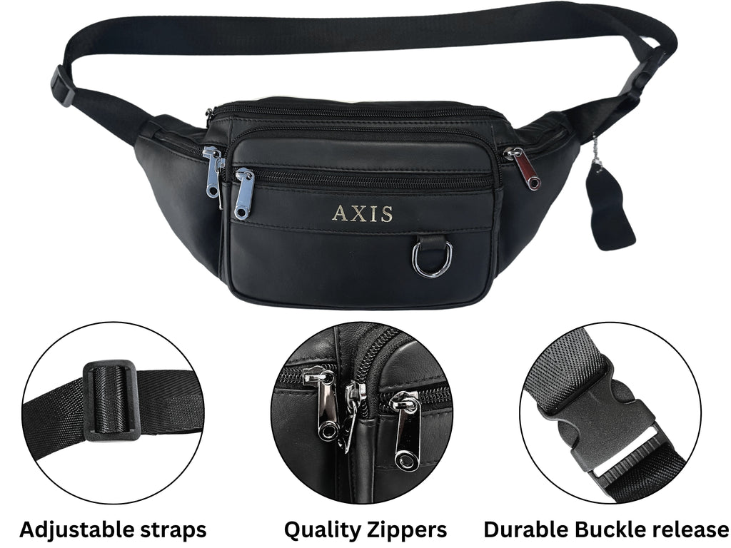 AXIS FANNY PACK - GENUINE COW LEATHER