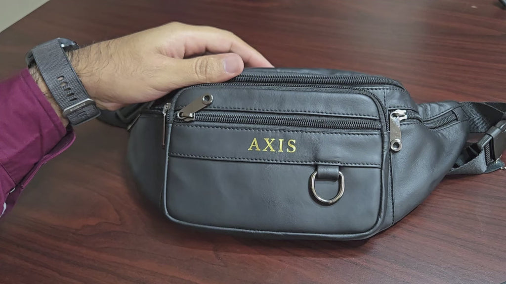 AXIS FANNY PACK - GENUINE COW LEATHER